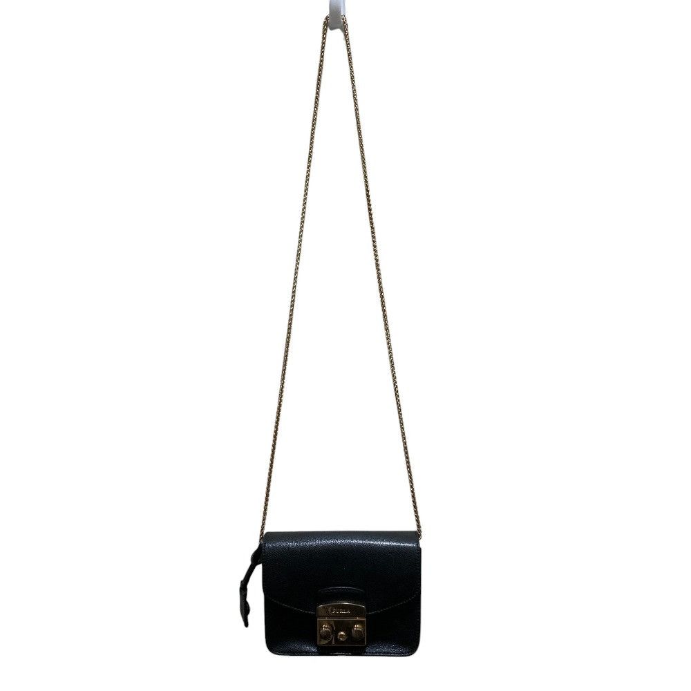 Furla Furla Furla Metropolis Leather Chain Shoulder Bag Leather Shoulder Bag DUTY FREE for USA Size ONE SIZE - 18 Thumbnail