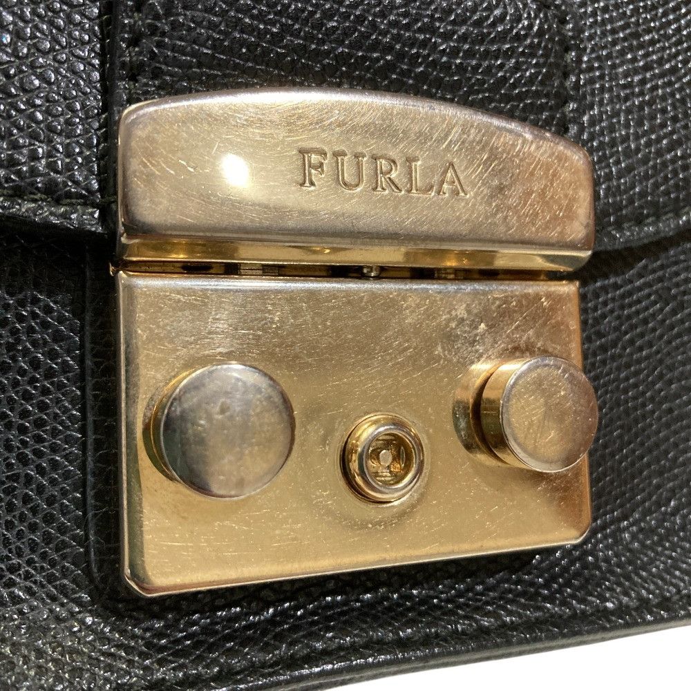 Furla Furla Furla Metropolis Leather Chain Shoulder Bag Leather Shoulder Bag DUTY FREE for USA Size ONE SIZE - 3 Thumbnail