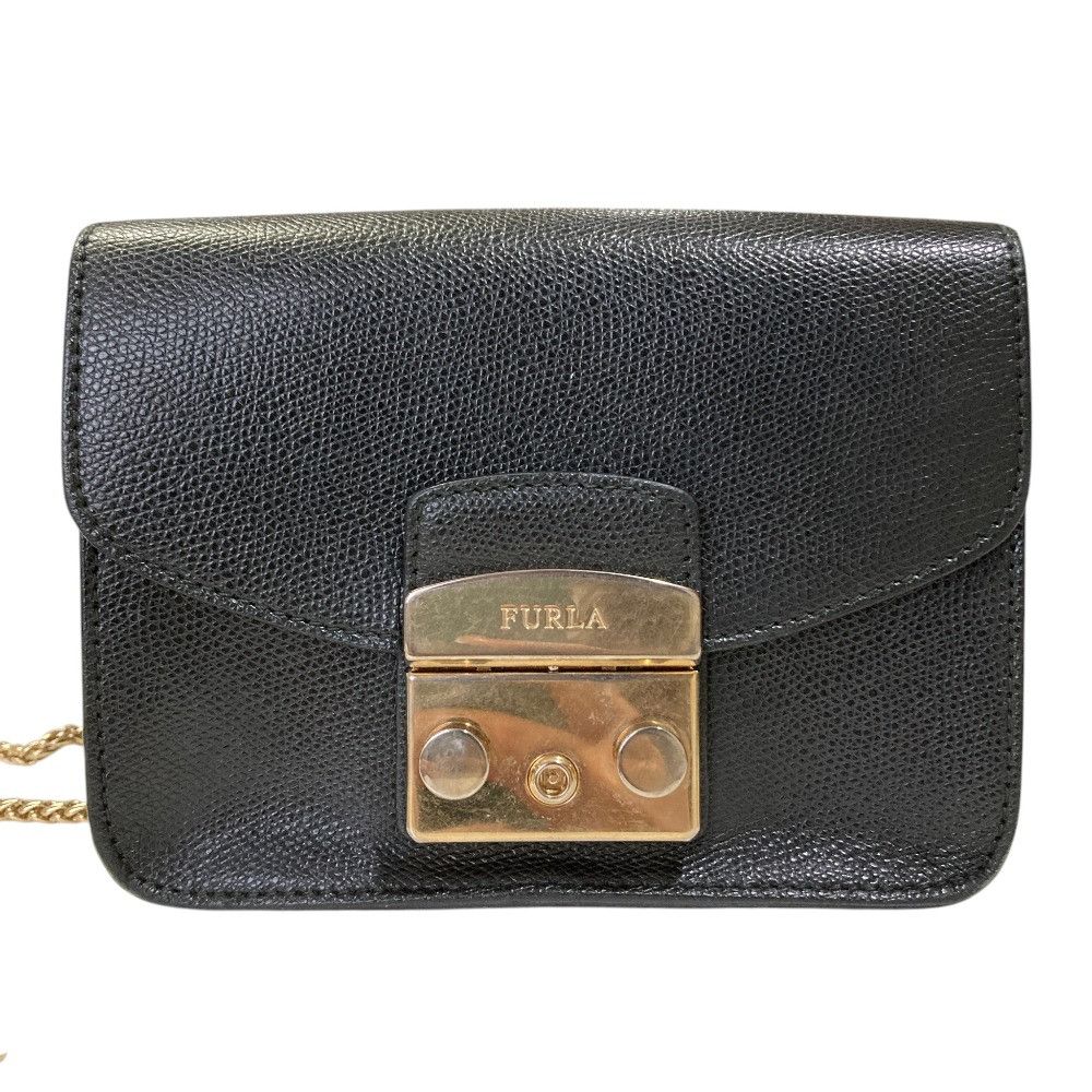 Furla Furla Furla Metropolis Leather Chain Shoulder Bag Leather Shoulder Bag DUTY FREE for USA Size ONE SIZE - 5 Thumbnail
