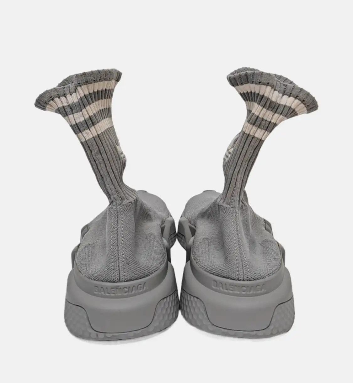 Balenciaga BALENCIAGA Spring/Autumn grey fabric Men's low-top ankle boots 40 Size US 7 / EU 40 - 4 Thumbnail