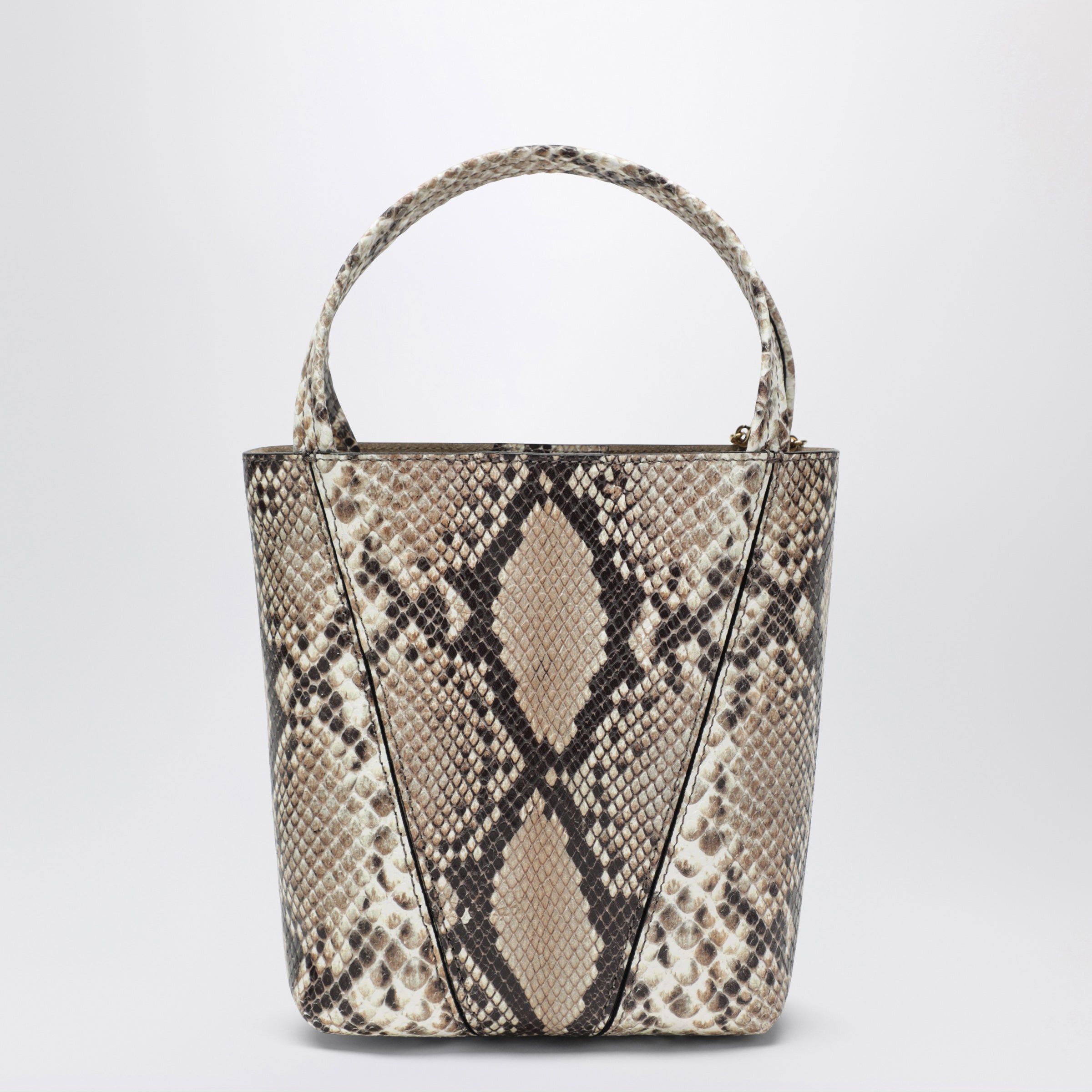 Chloe Chloe Small Chloe Spin Tote Bag In Python-Effect Leather Size ONE SIZE - 2 Thumbnail