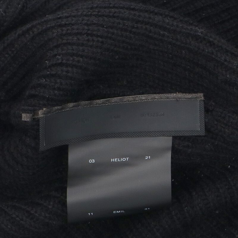 Heliot Emil HELIOT EMIL PHOS Wool Nylon Hooded Scarf Black Size ONE SIZE Size ONE SIZE - 3 Thumbnail