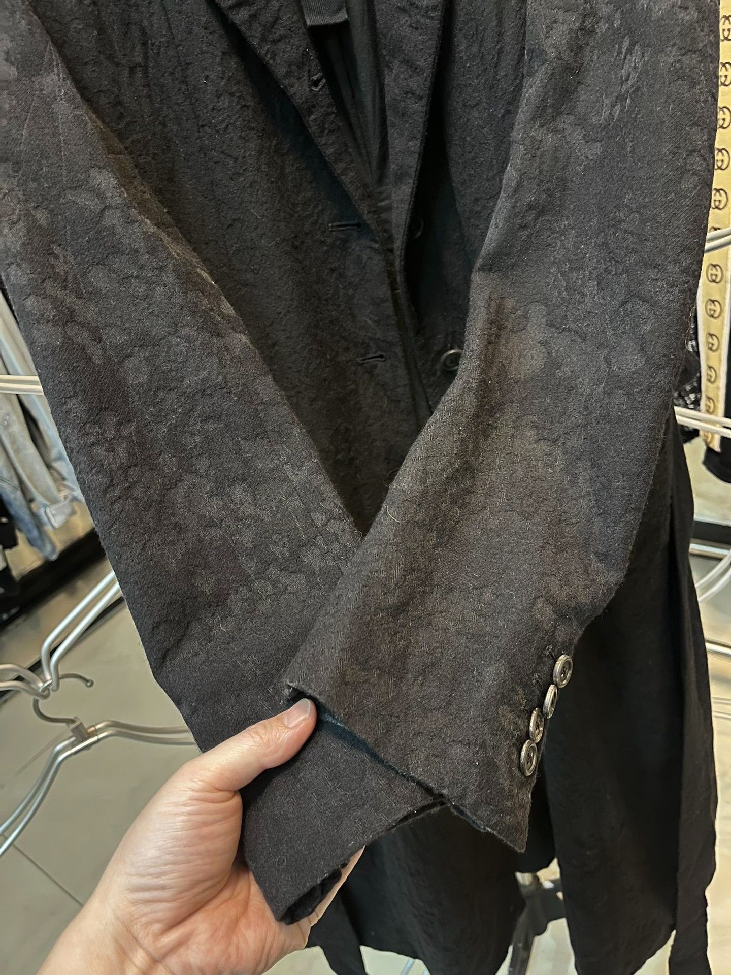 Forme D'Expression FORME Black Textured Avant-Garde Jacket Size US XS / EU 42 / 0 - 4 Thumbnail