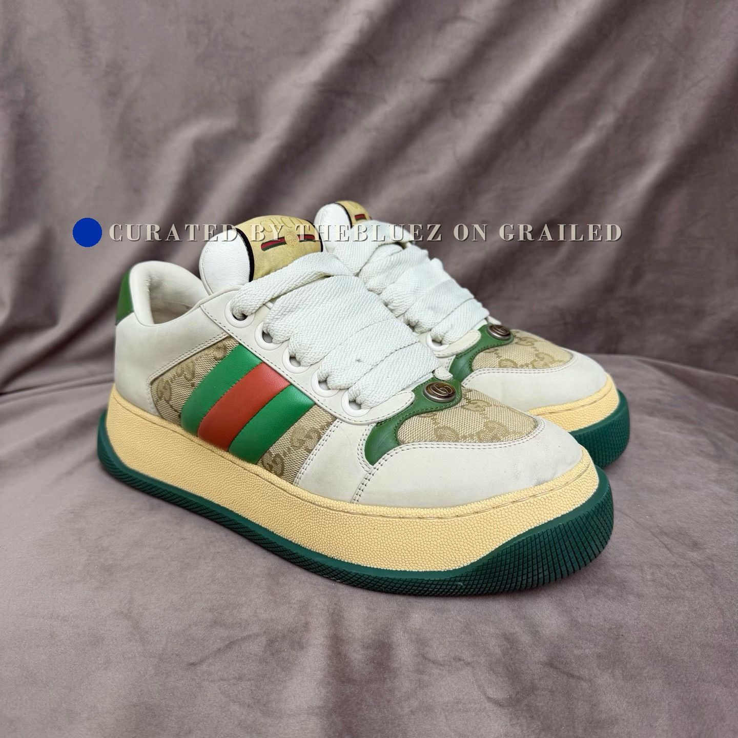 Gucci Gucci Screener Distressed Sneakers Size US 8.5 / EU 41-42 - 3 Thumbnail