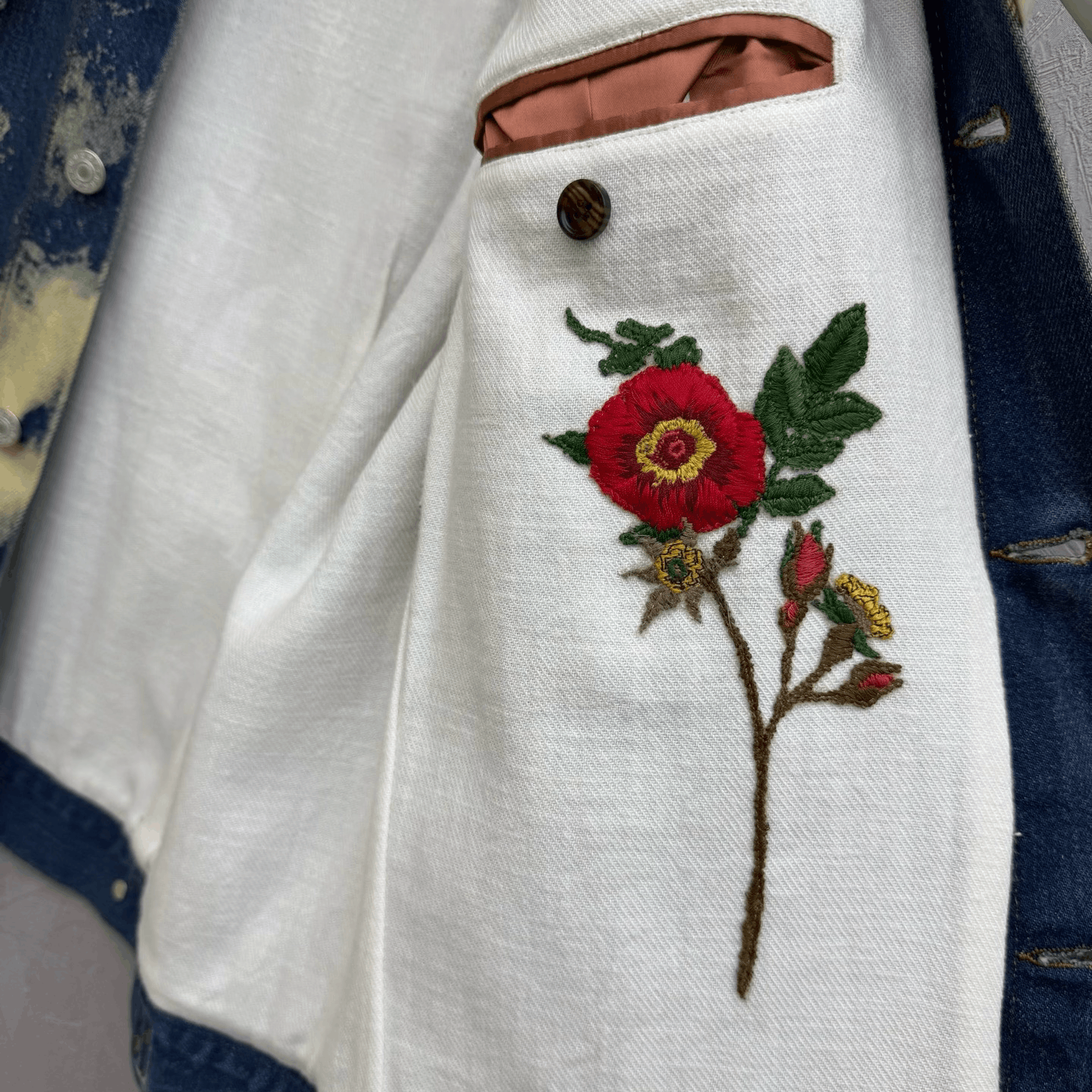 Gucci Gucci Tiger Embroidery Rivet Denim Jacket Size US M / EU 48-50 / 2 - 4 Thumbnail