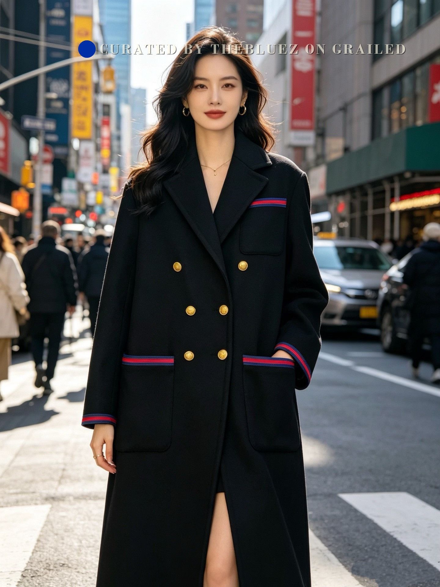 Gucci Gucci Double-Breasted Wool Coat Gold Buttons Size S / US 4 / IT 40 - 4 Thumbnail