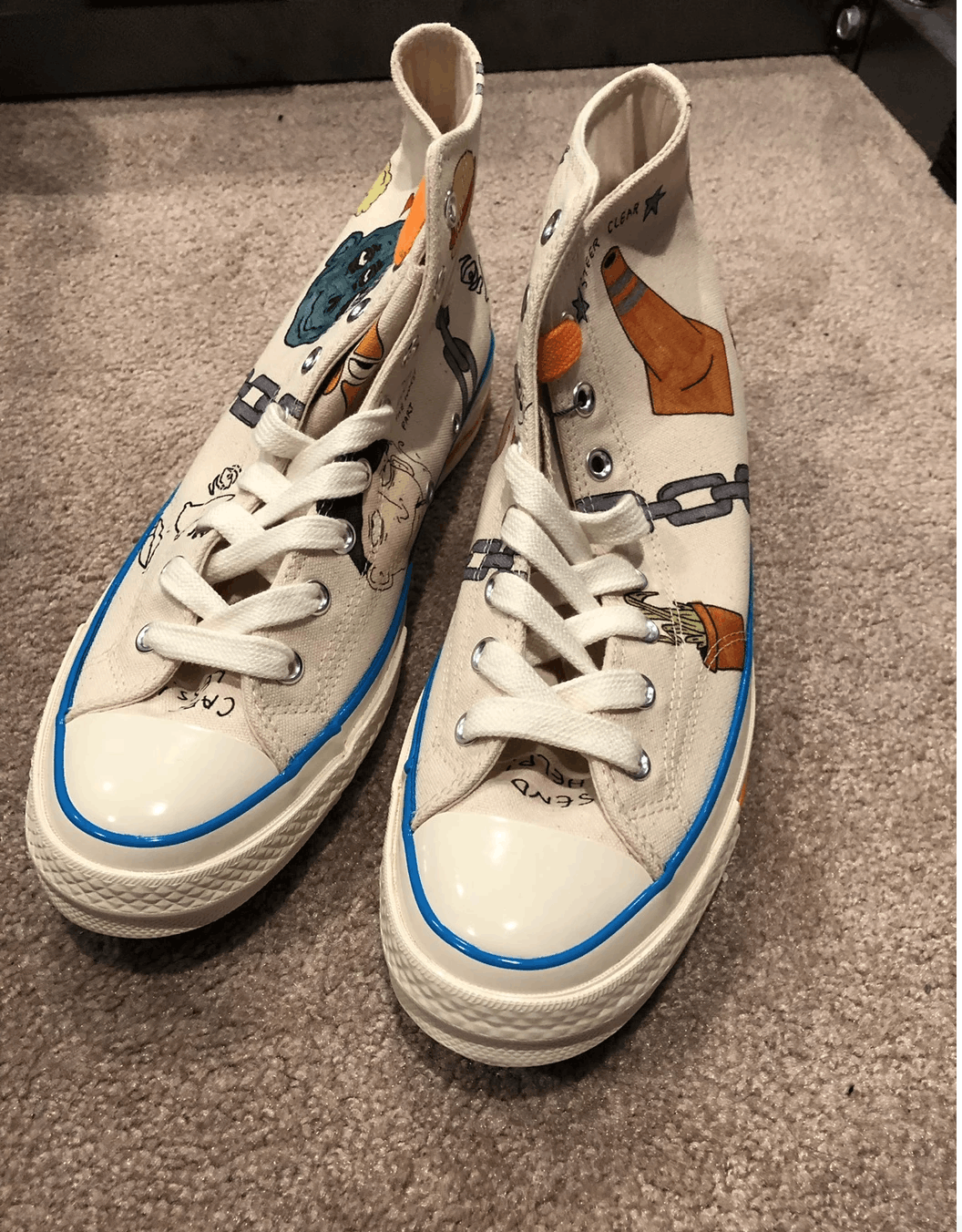 Converse Tyler The Creator wyatt navarro artist series converse Grailed