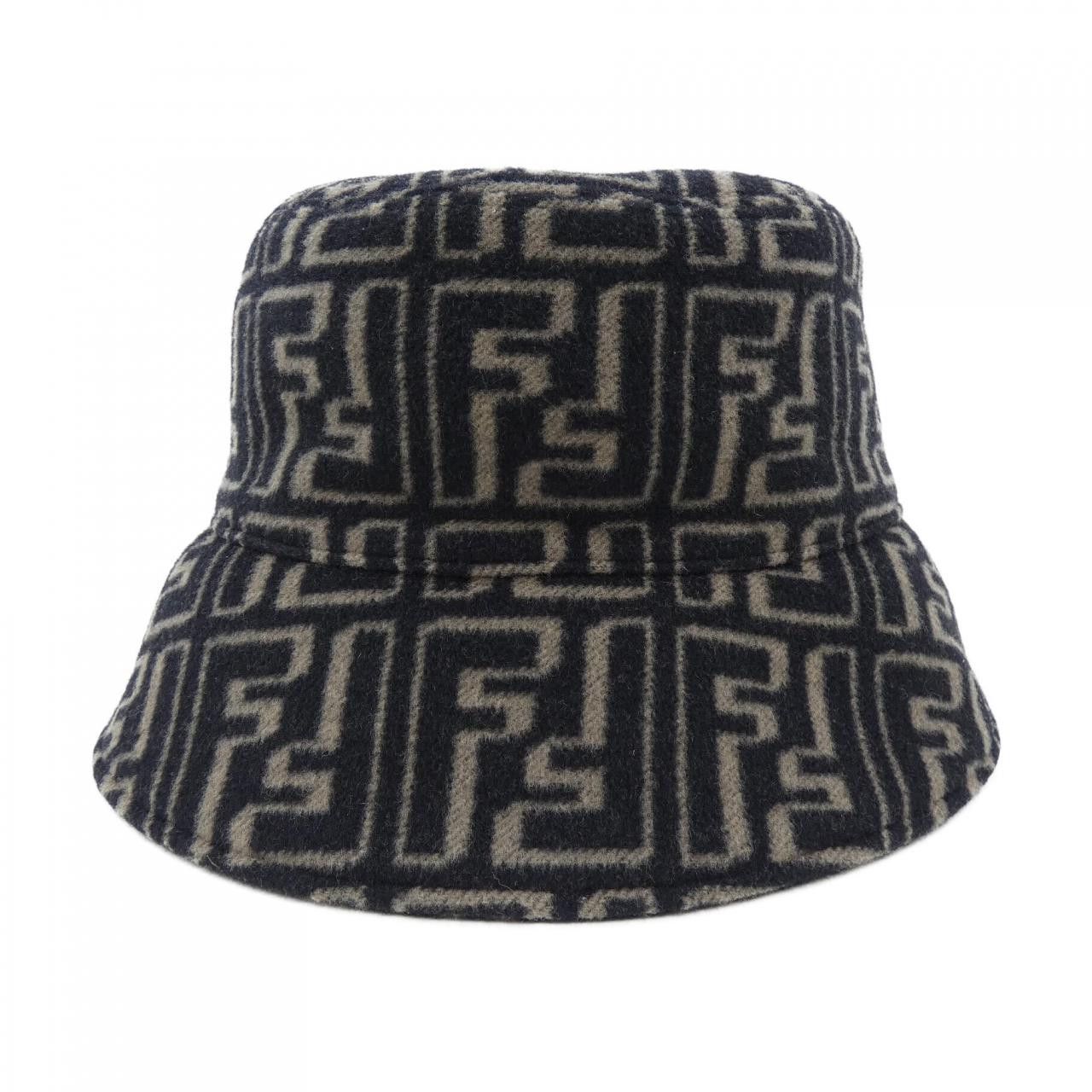 フェンディ FENDI FXQ801 ALGU ハット Fendi Fendi Fendi Hat Textile Hats FXQ801 ALGU DUTY FREE for USA