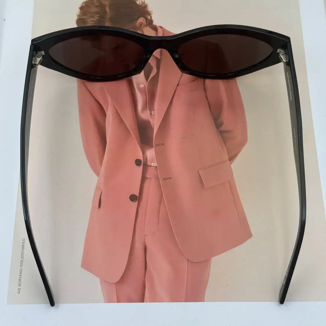 Balenciaga BALENCIAGA black cat-eye letterLOGO sunglasses Size ONE SIZE - 6 Thumbnail