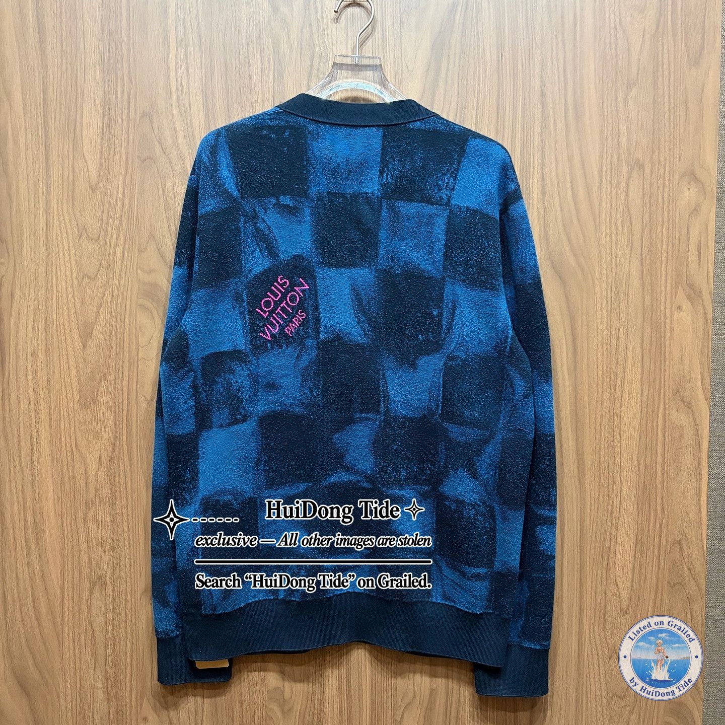 Louis Vuitton Louis Vuitton Checkered Cardigan Size L Size US L / EU 52-54 / 3 - 3 Thumbnail