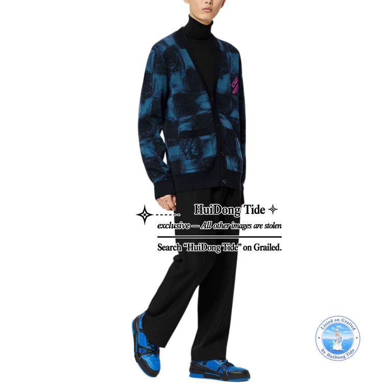 Louis Vuitton Louis Vuitton Checkered Cardigan Size L Size US L / EU 52-54 / 3 - 7 Thumbnail
