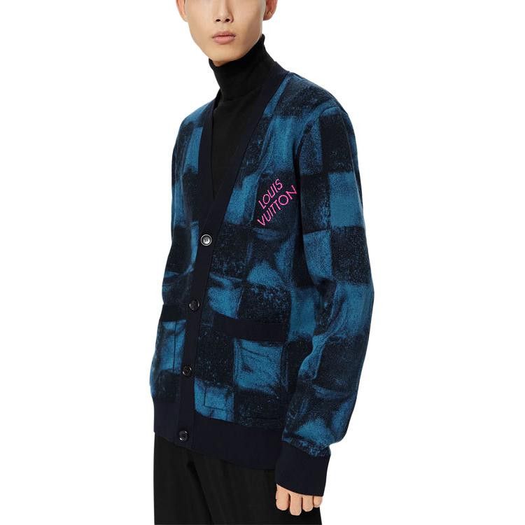 Louis Vuitton Louis Vuitton Checkered Cardigan Size L Size US L / EU 52-54 / 3 - 8 Thumbnail