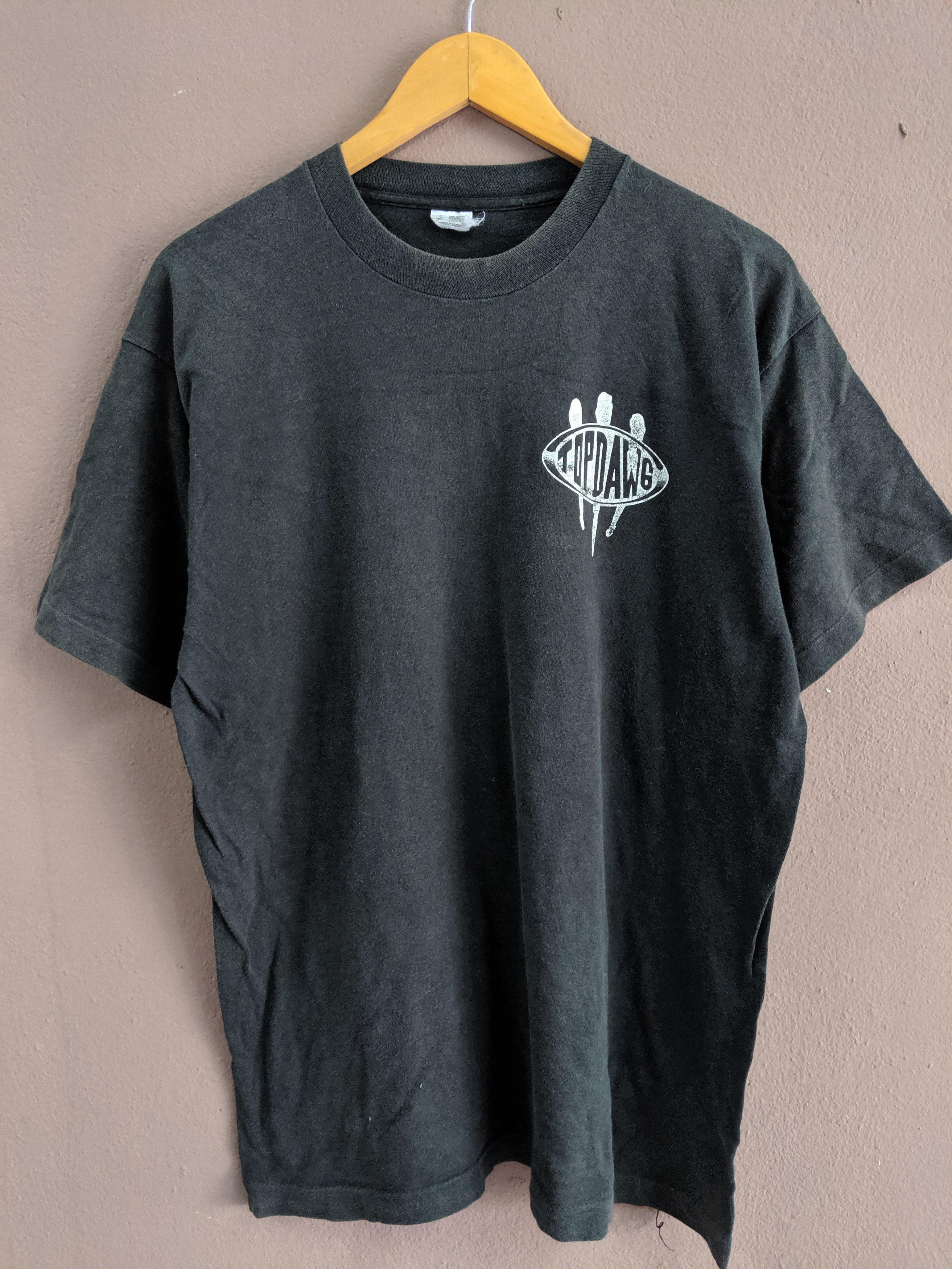 Harley Davidson × Vintage Vintage 80s Dawg and hawg motocycle like harley davidson big print bothside trully vintage collector item Size US L / EU 52-54 / 3 - 2 Thumbnail