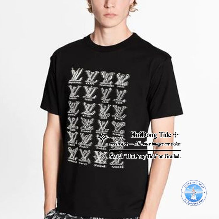 Louis Vuitton Louis Vuitton Graphic Logo T-Shirt Size M Size US M / EU 48-50 / 2 - 6 Thumbnail