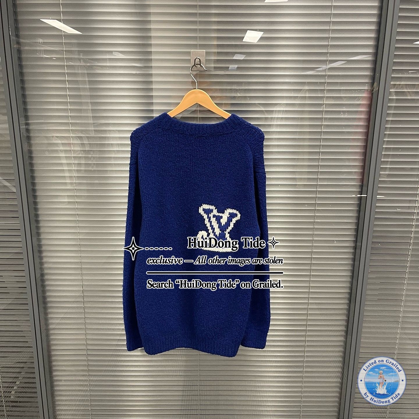 Louis Vuitton Louis Vuitton Logo Wool Blend Sweater Size L Size US L / EU 52-54 / 3 - 3 Thumbnail