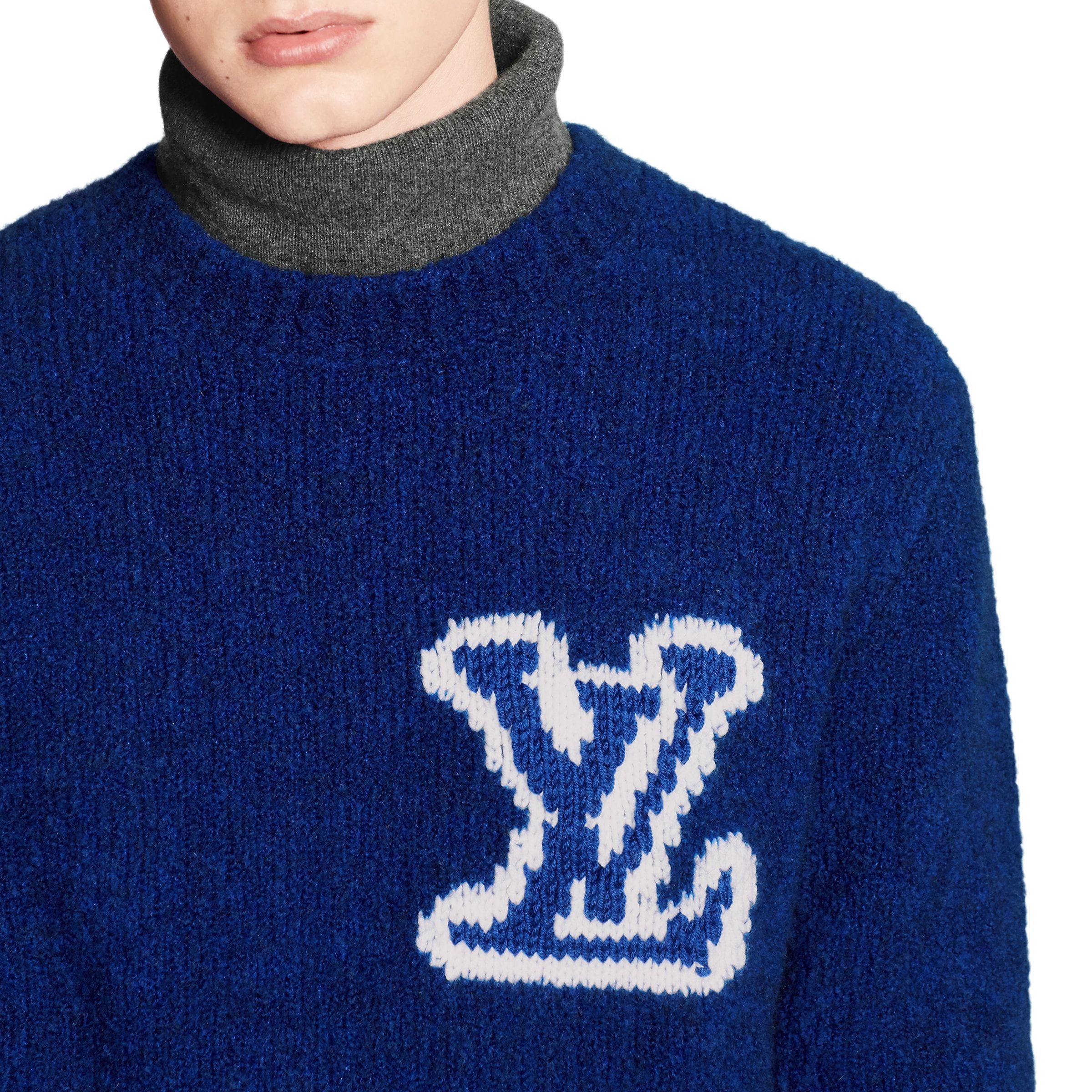 Louis Vuitton Louis Vuitton Logo Wool Blend Sweater Size L Size US L / EU 52-54 / 3 - 10 Thumbnail