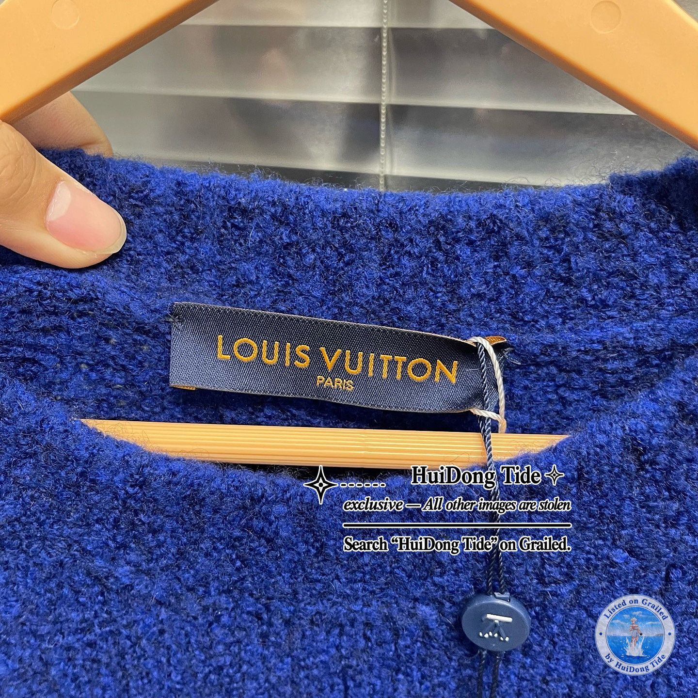 Louis Vuitton Louis Vuitton Logo Wool Blend Sweater Size L Size US L / EU 52-54 / 3 - 4 Thumbnail