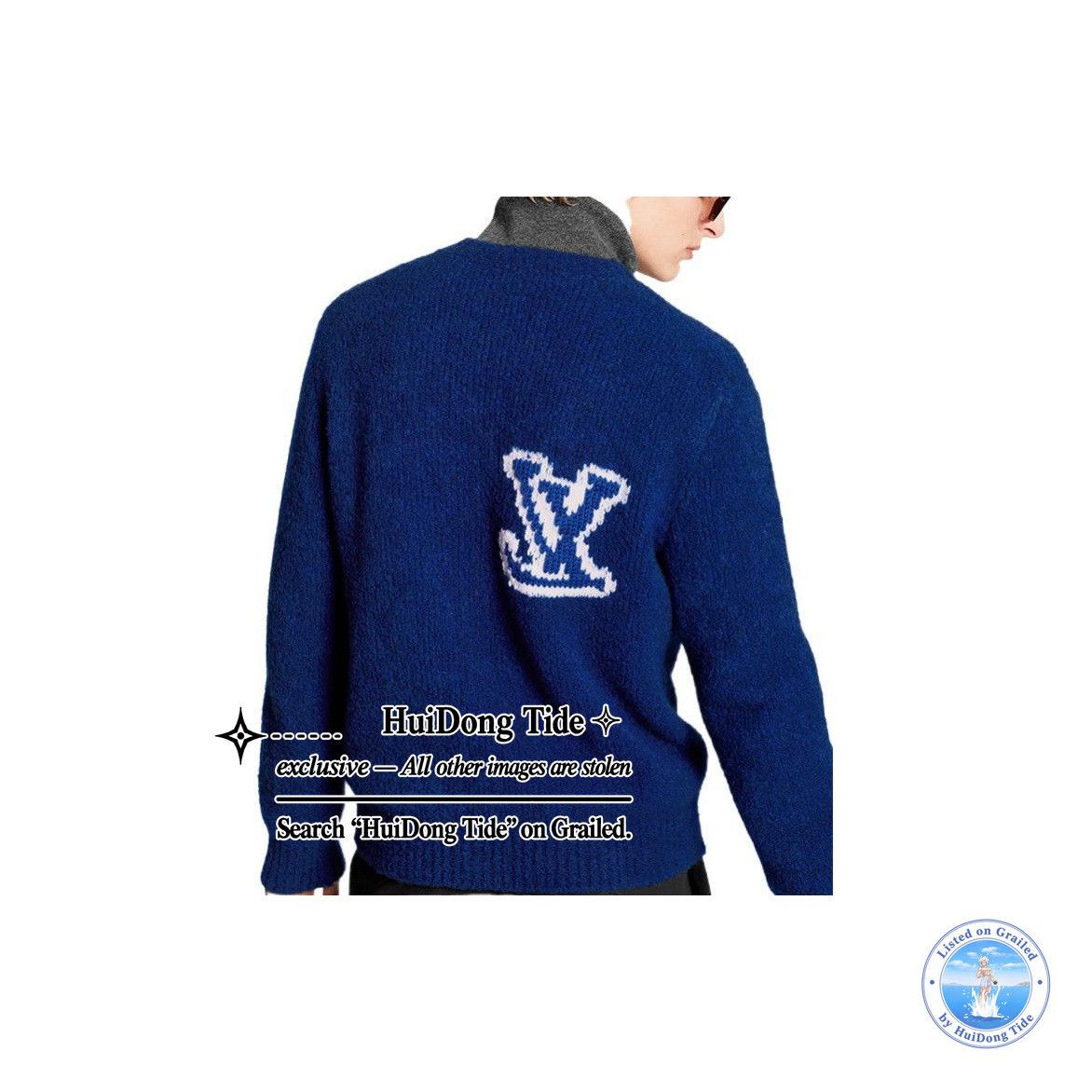 Louis Vuitton Louis Vuitton Logo Wool Blend Sweater Size L Size US L / EU 52-54 / 3 - 9 Thumbnail