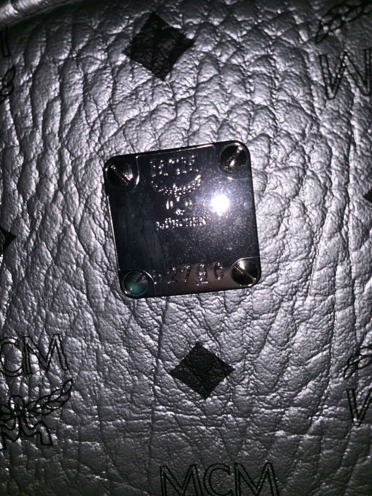 MCM BNWOT Silver Medium MCM Stark Side Studs Backpack Size ONE SIZE - 1 Thumbnail
