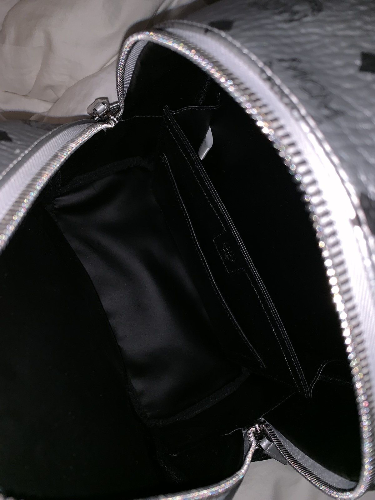 MCM BNWOT Silver Medium MCM Stark Side Studs Backpack Size ONE SIZE - 5 Thumbnail