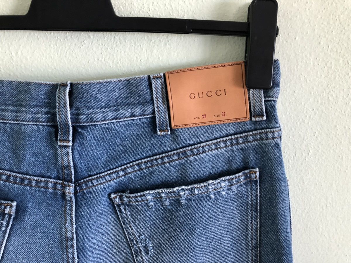 Gucci 🦋BNWT Gucci Embroidered Butterfly Denims Size US 32 / EU 48 - 7 Thumbnail