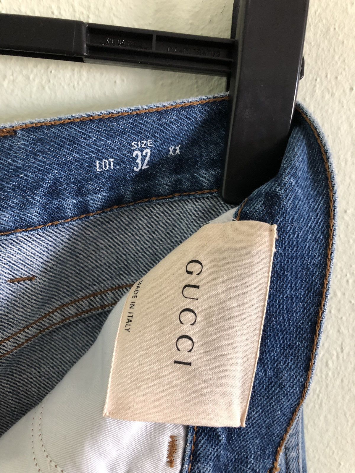 Gucci 🦋BNWT Gucci Embroidered Butterfly Denims Size US 32 / EU 48 - 8 Thumbnail