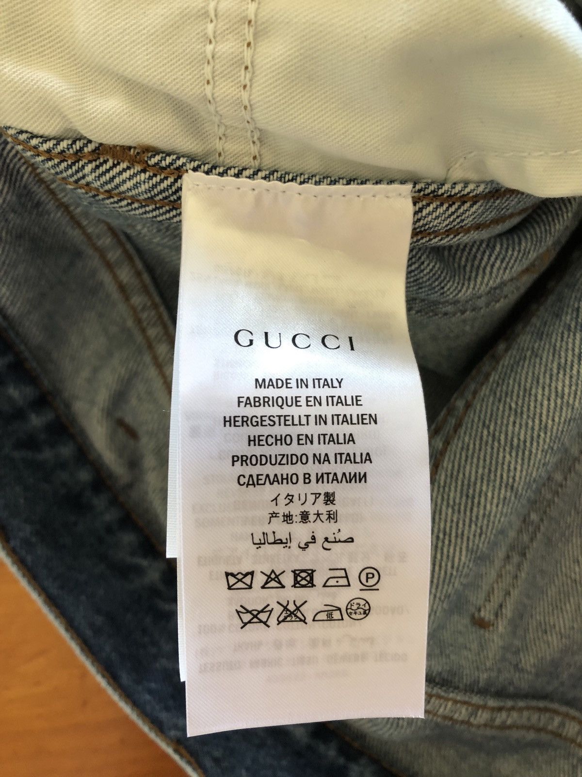 Gucci 🦋BNWT Gucci Embroidered Butterfly Denims Size US 32 / EU 48 - 9 Thumbnail