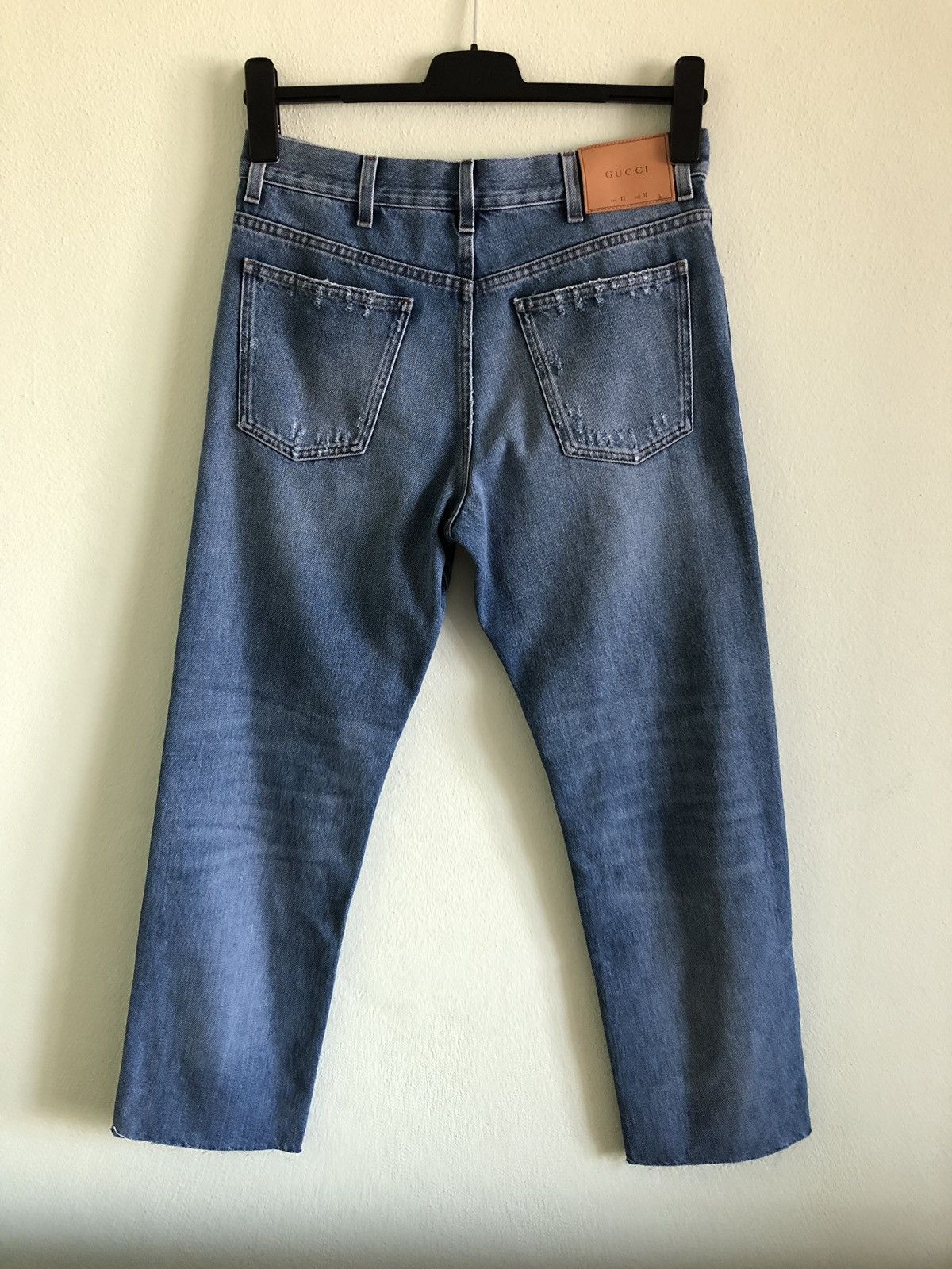 Gucci 🦋BNWT Gucci Embroidered Butterfly Denims Size US 32 / EU 48 - 2 Thumbnail
