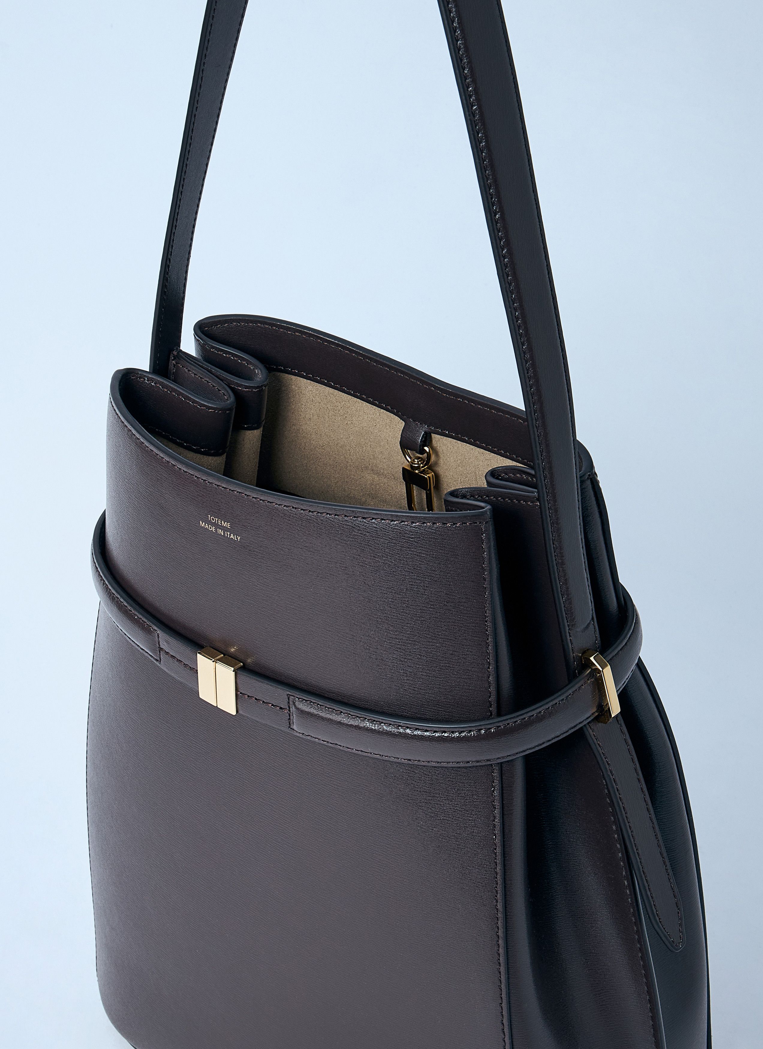 Toteme TOTEME Belted Leather Bucket Bag Size ONE SIZE - 6 Thumbnail