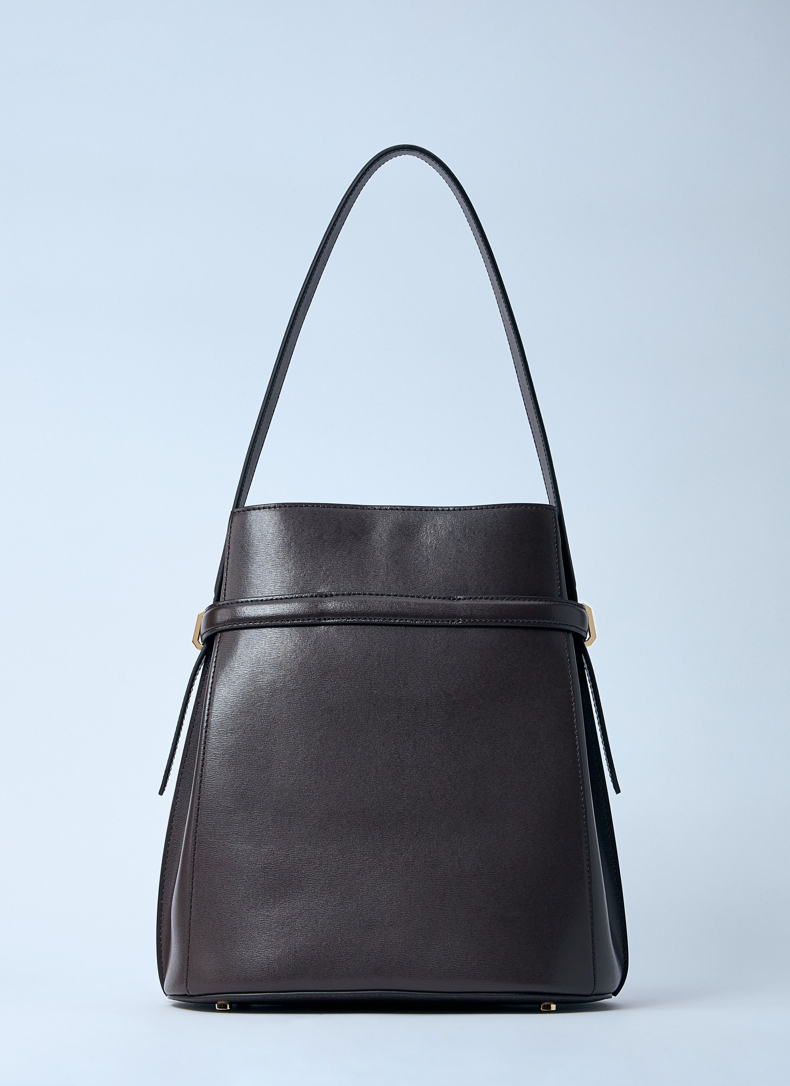 Toteme TOTEME Belted Leather Bucket Bag Size ONE SIZE - 3 Thumbnail