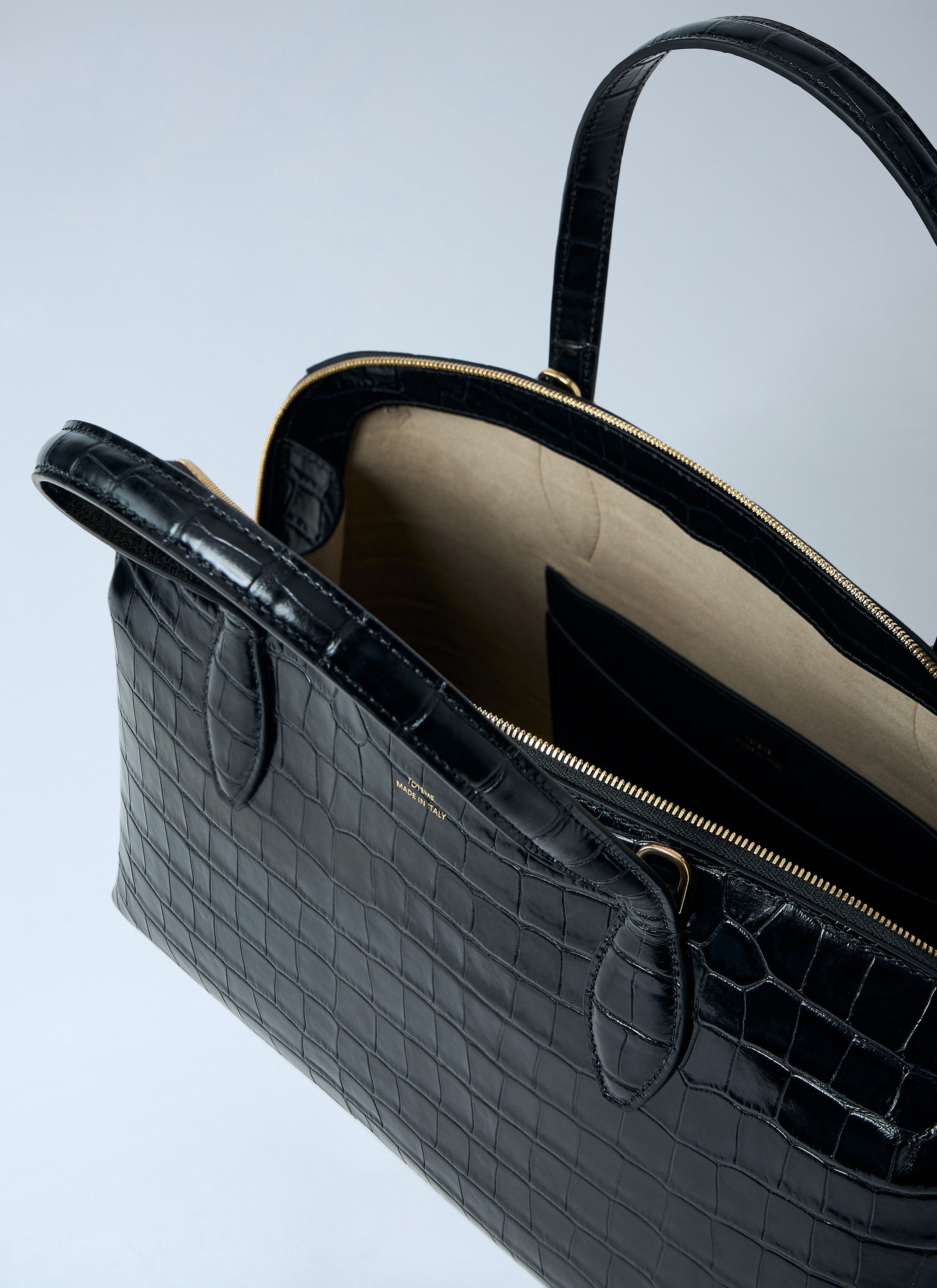 Toteme Toteme Croc-Embossed Day Tote Bag Size ONE SIZE - 6 Thumbnail