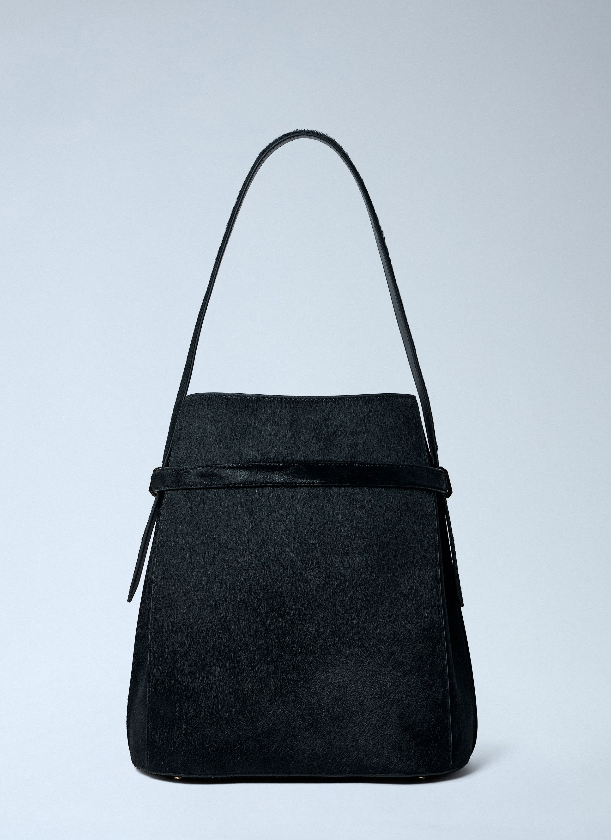 Toteme TOTEME Belted Pony Hair Bucket Bag Size ONE SIZE - 3 Thumbnail