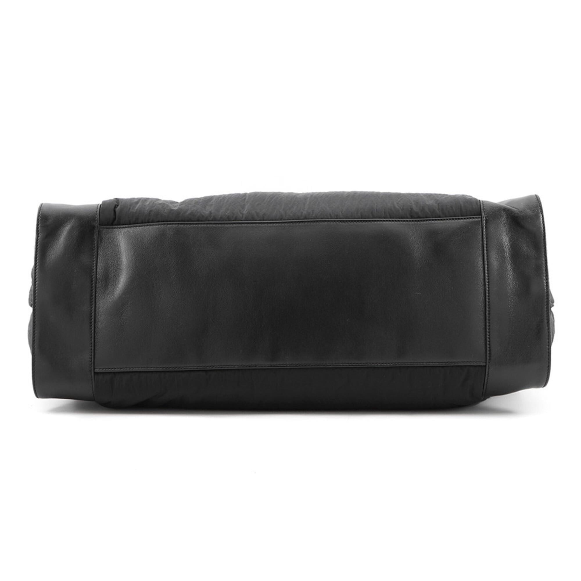 Yves Saint Laurent Yves Saint Laurent Saint Laurent Paris Tote Bag Sac de Jour Nylon Duffle 798526 SAINT LAURENT PARIS Black Handbag Size ONE SIZE - 3 Thumbnail
