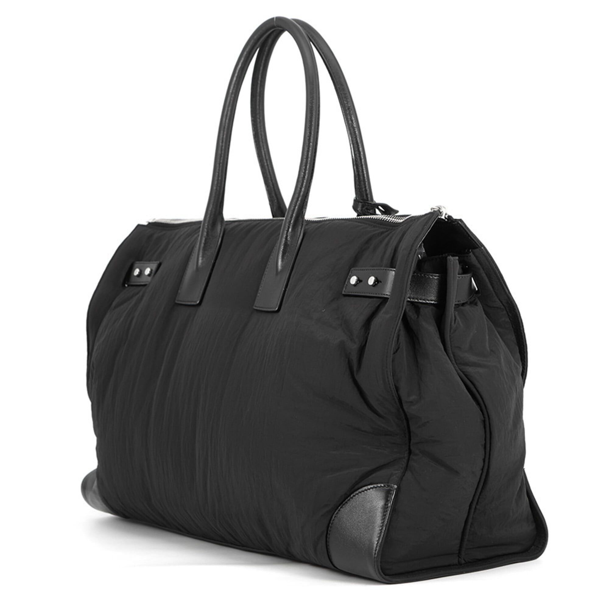 Yves Saint Laurent Yves Saint Laurent Saint Laurent Paris Tote Bag Sac de Jour Nylon Duffle 798526 SAINT LAURENT PARIS Black Handbag Size ONE SIZE - 2 Thumbnail