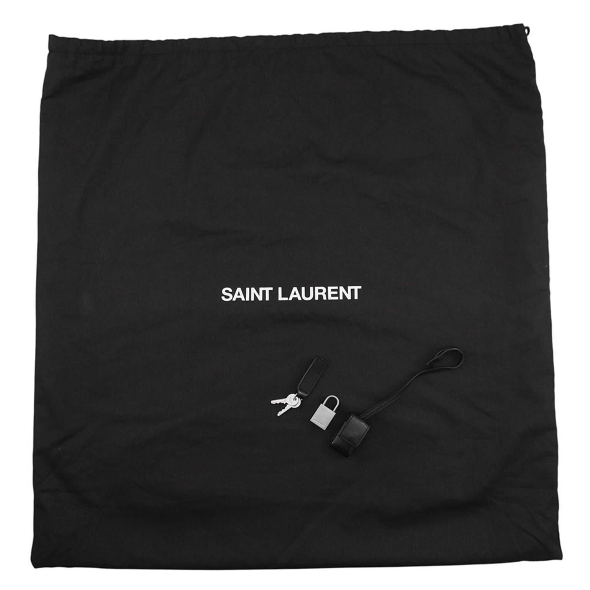 Yves Saint Laurent Yves Saint Laurent Saint Laurent Paris Tote Bag Sac de Jour Nylon Duffle 798526 SAINT LAURENT PARIS Black Handbag Size ONE SIZE - 11 Thumbnail