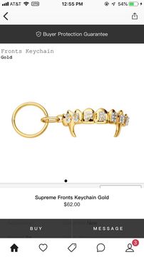 Supreme Fronts Keychain | Grailed