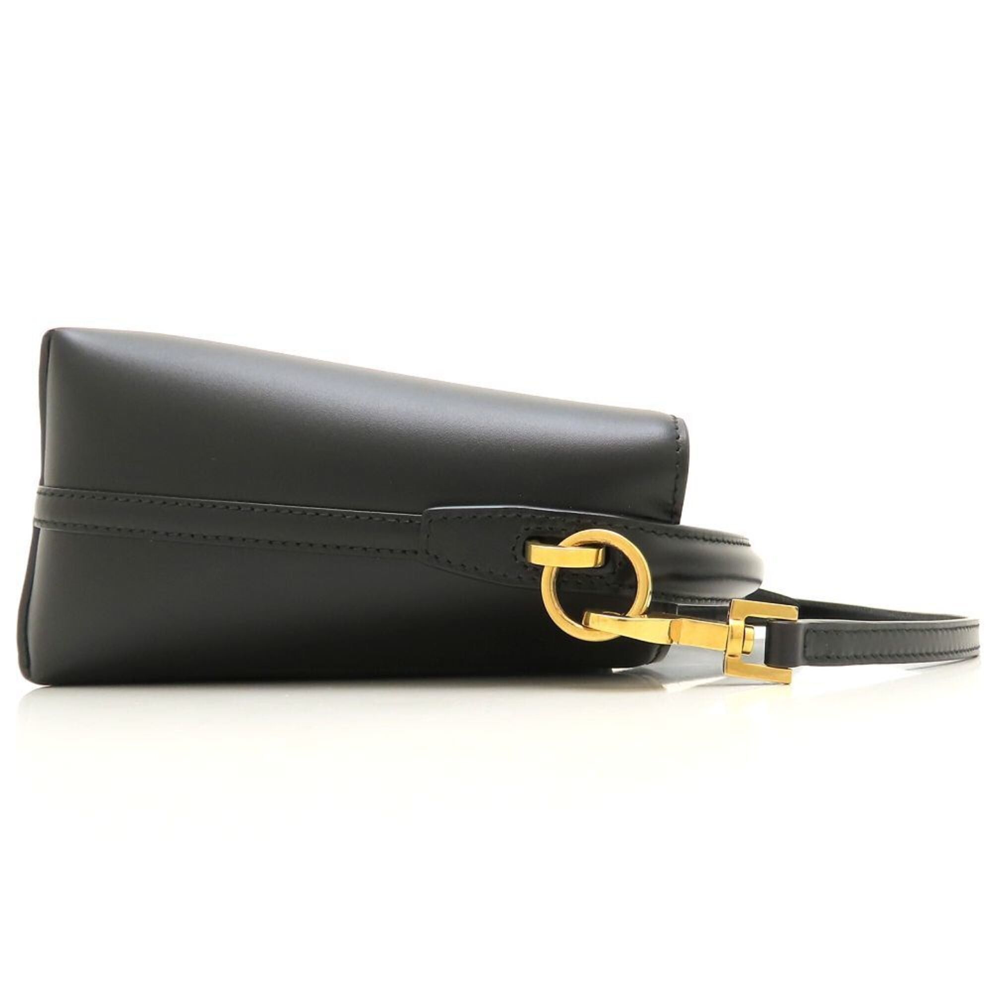 Yves Saint Laurent YVES SAINT LAURENT LE 37 Mini Shoulder Bag BRS765870 Shiny Leather Black Women's 353337 Size ONE SIZE - 3 Thumbnail
