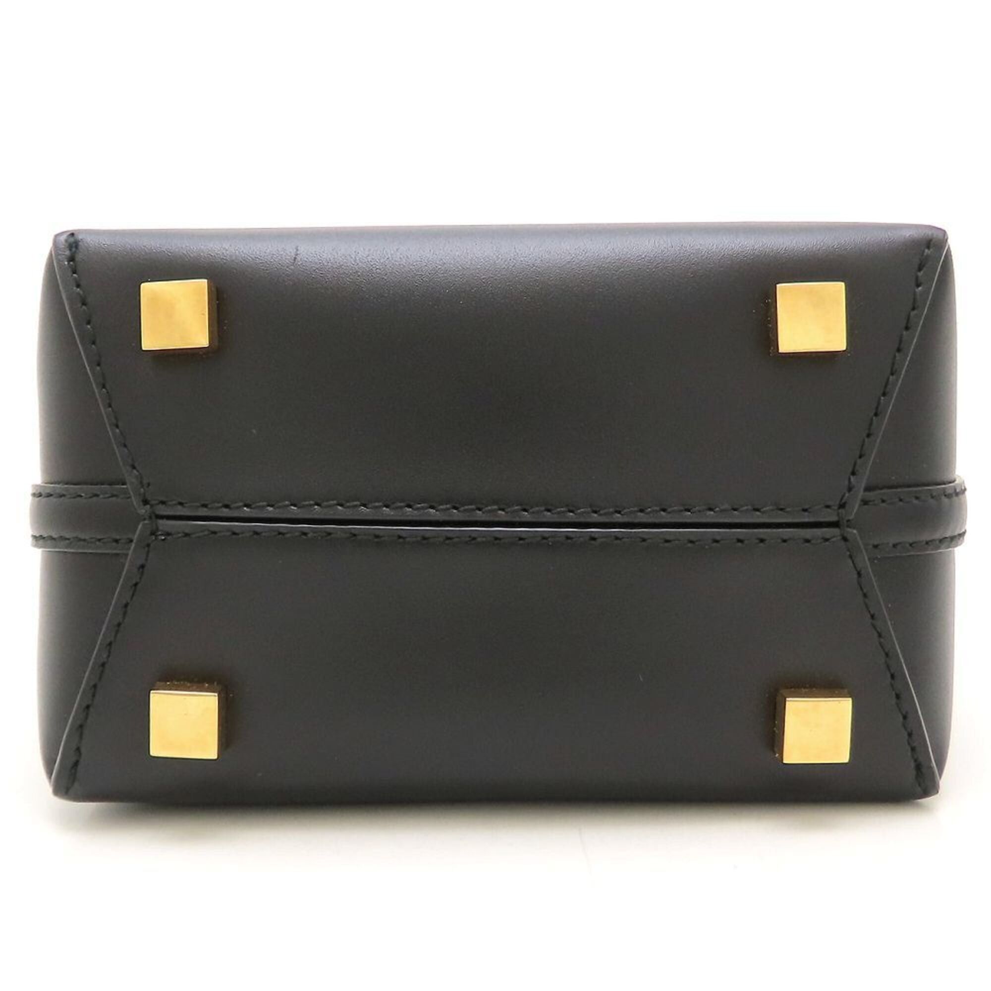 Yves Saint Laurent YVES SAINT LAURENT LE 37 Mini Shoulder Bag BRS765870 Shiny Leather Black Women's 353337 Size ONE SIZE - 4 Thumbnail