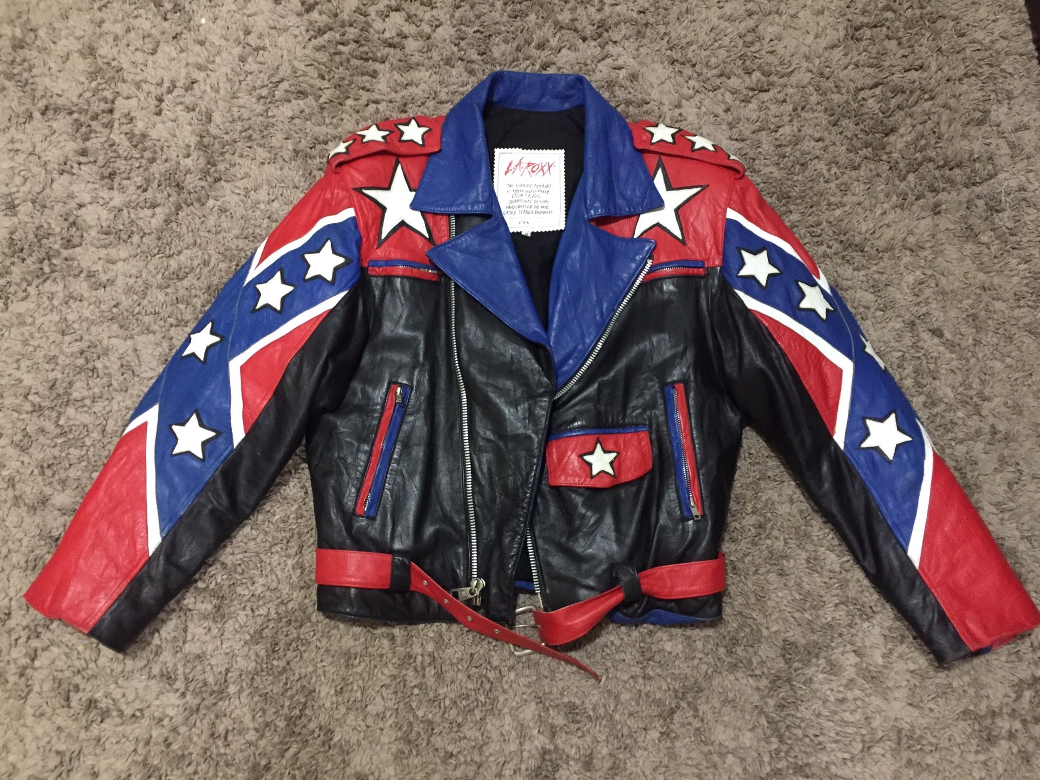 Very Rare REBEL CONFEDERATE LEATHER JAKET AXL's rose Size US S / EU 44-46 / 1 - 2 Preview