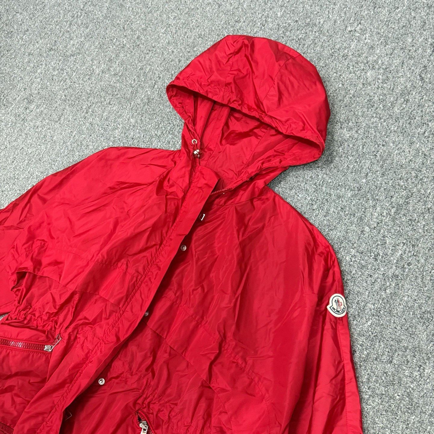Moncler Moncler Red Arm Logo Jacket Size XS / US 0-2 / IT 36-38 - 3 Thumbnail