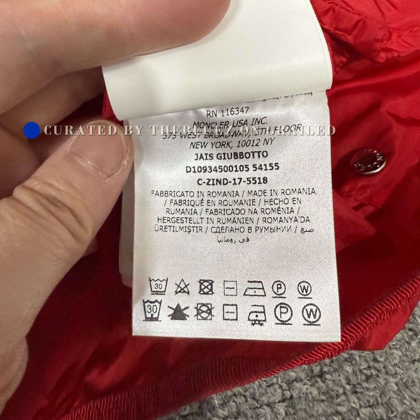 Moncler Moncler Red Arm Logo Jacket Size XS / US 0-2 / IT 36-38 - 4 Thumbnail