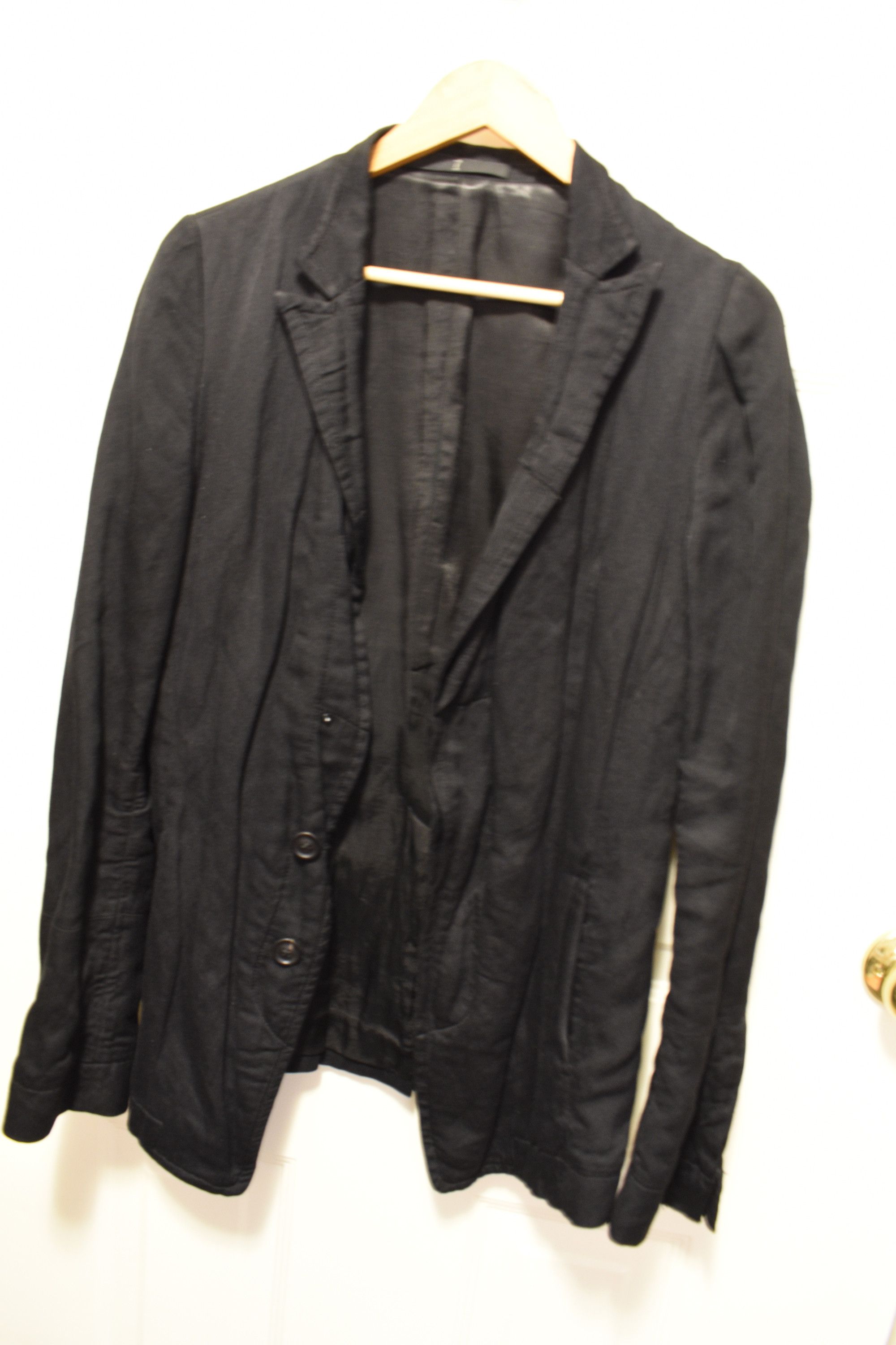 Julius Julius FW07 UNTITLED; Undulated Rayon Tuxedo Jacket | Grailed