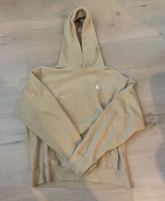 Taupe champion outlet reverse weave hoodie