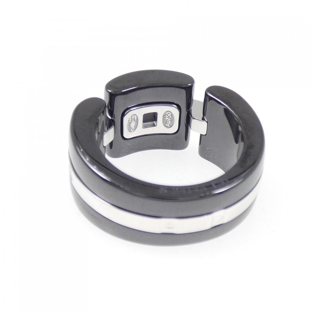 Chanel Chanel Chanel Ultra Collection 18K White Gold Ceramic Diamond Ring Size 9.5 Precious Metal Ring J3879 DUTY FREE for USA Size ONE SIZE - 3 Thumbnail