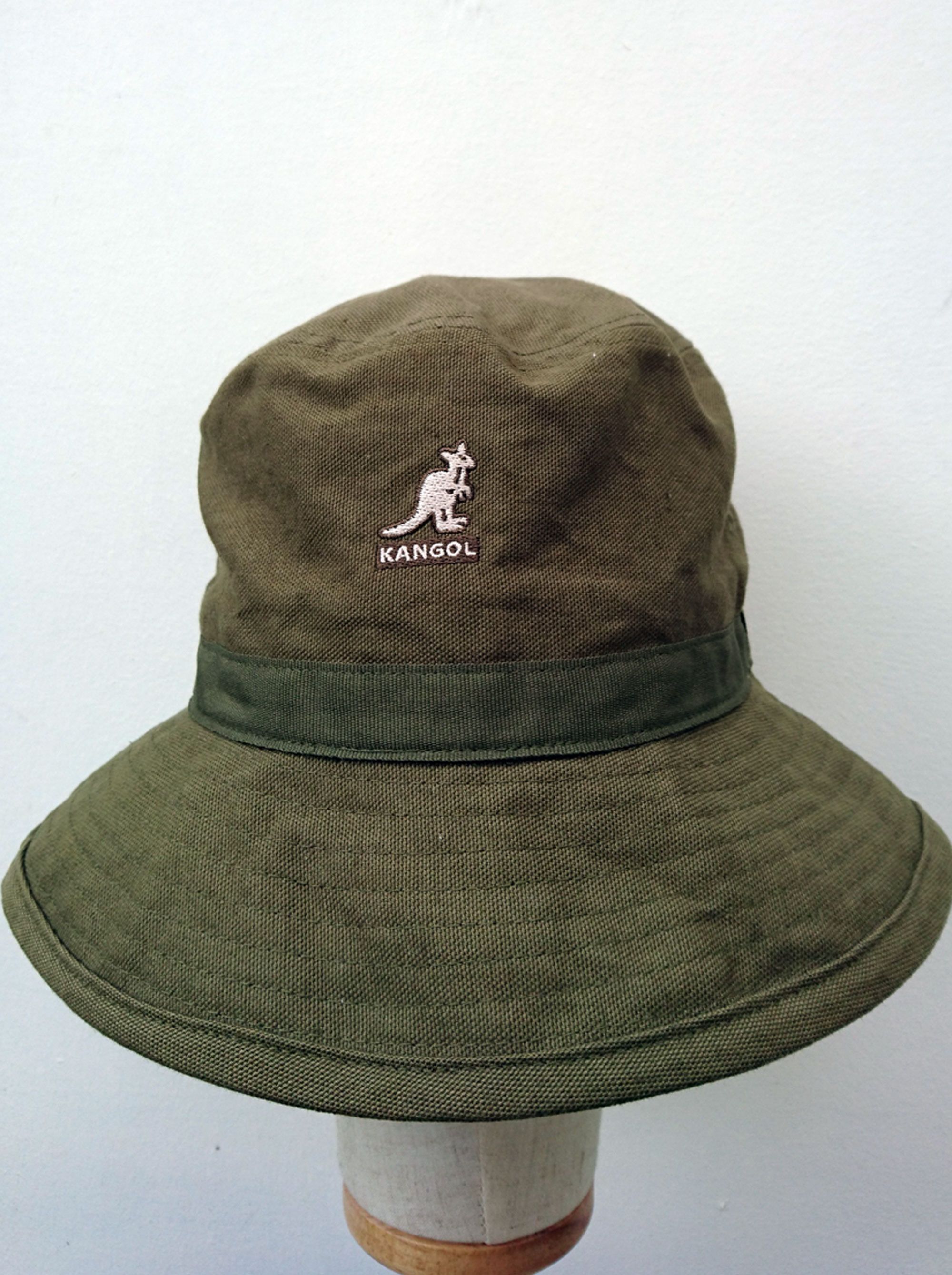 Kangol Organic Canvas Bucket Caps Casual Outdoor Soccer Footbal