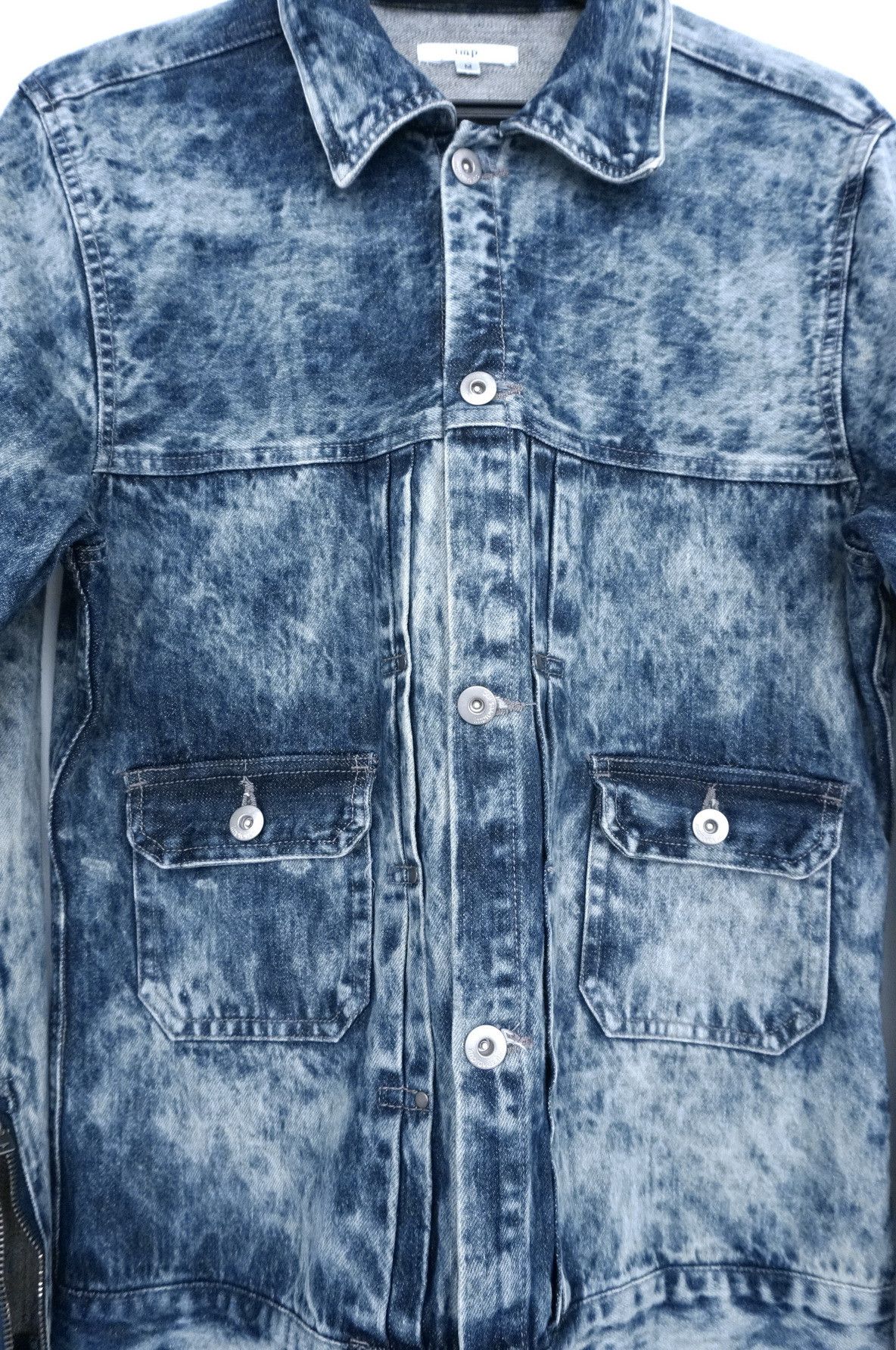 Japanese Brand IMPROVES.INC Japan Stone Wash Blue Denim Jacket Size US XS / EU 42 / 0 - 5 Thumbnail