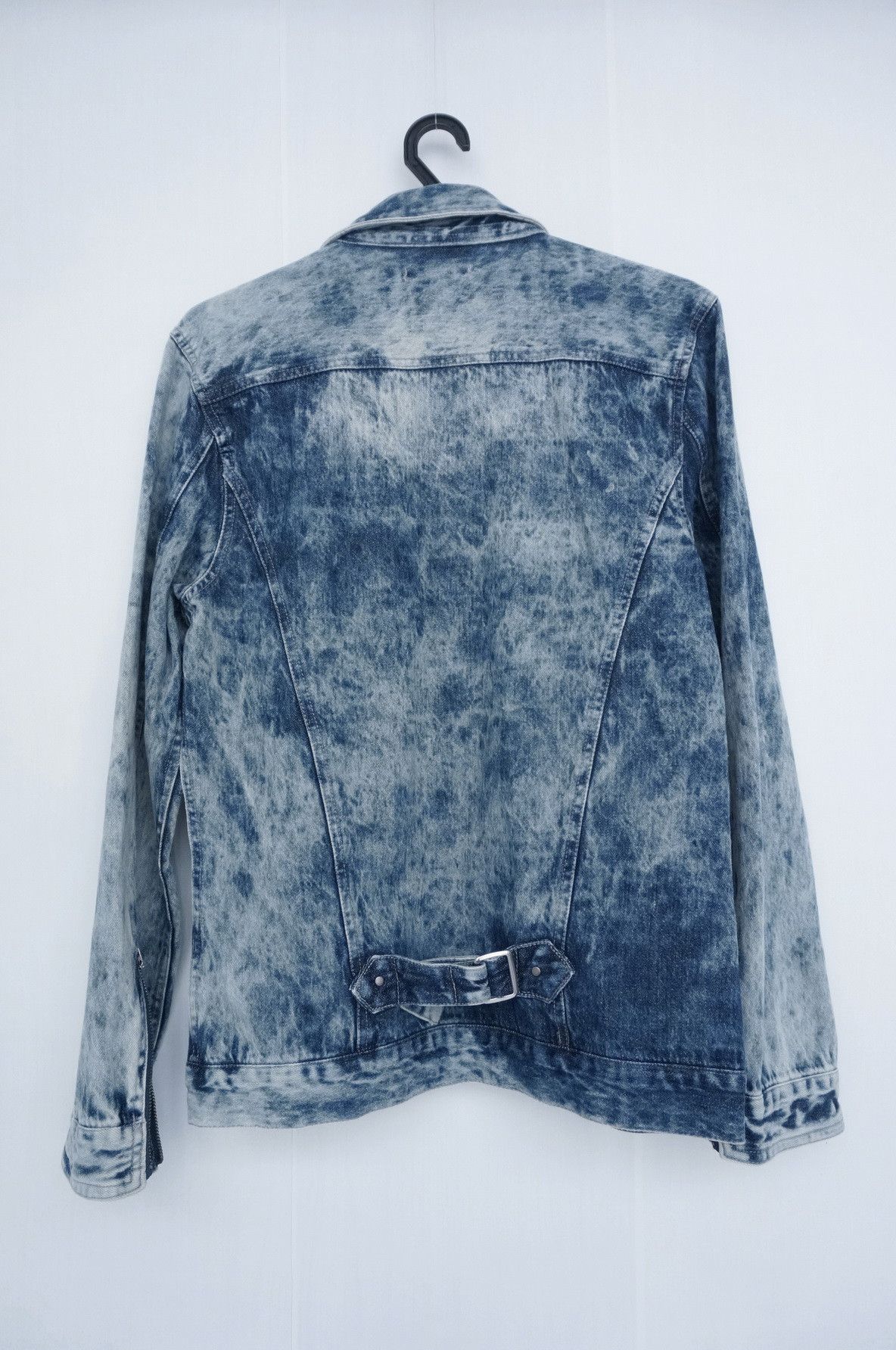 Japanese Brand IMPROVES.INC Japan Stone Wash Blue Denim Jacket Size US XS / EU 42 / 0 - 7 Thumbnail