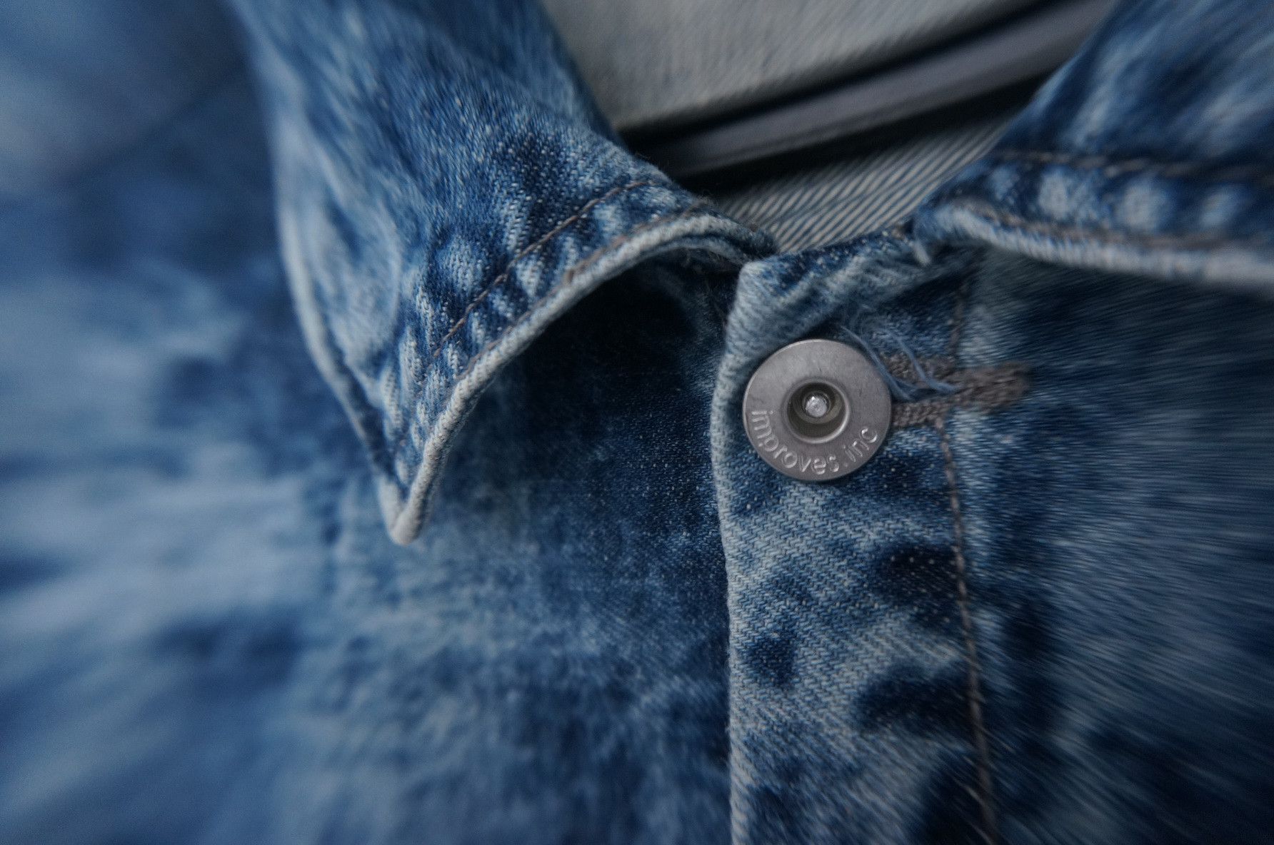 Japanese Brand IMPROVES.INC Japan Stone Wash Blue Denim Jacket Size US XS / EU 42 / 0 - 12 Thumbnail