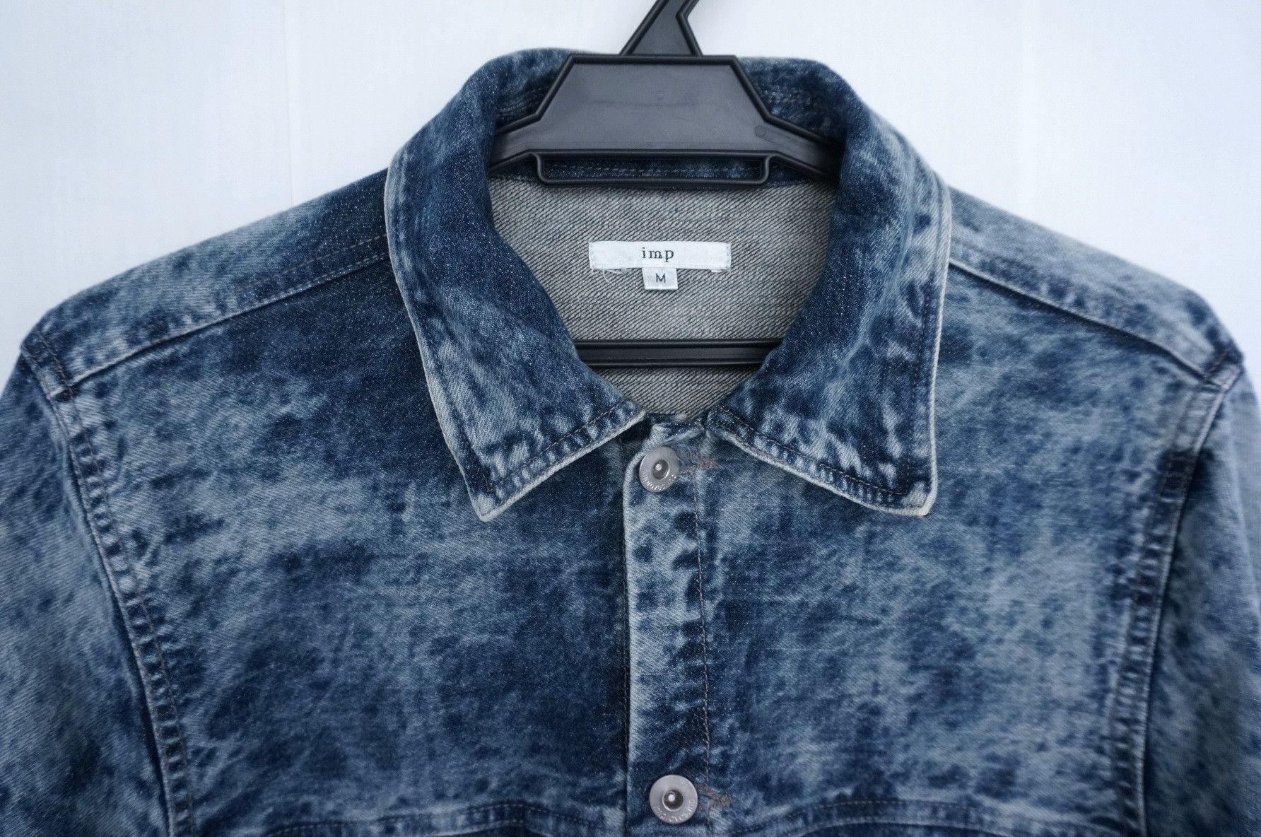 Japanese Brand IMPROVES.INC Japan Stone Wash Blue Denim Jacket Size US XS / EU 42 / 0 - 6 Thumbnail