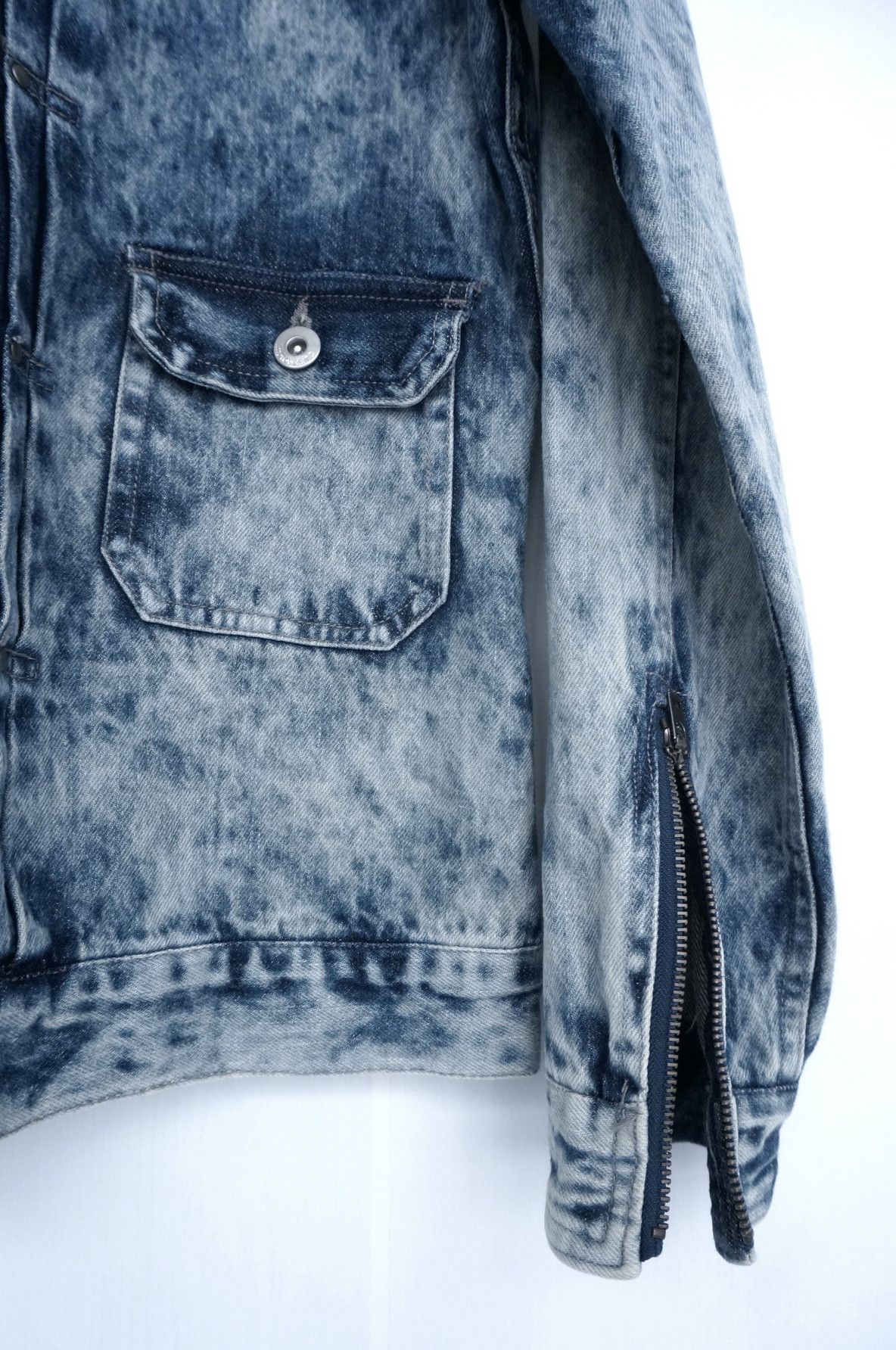 Japanese Brand IMPROVES.INC Japan Stone Wash Blue Denim Jacket Size US XS / EU 42 / 0 - 4 Thumbnail
